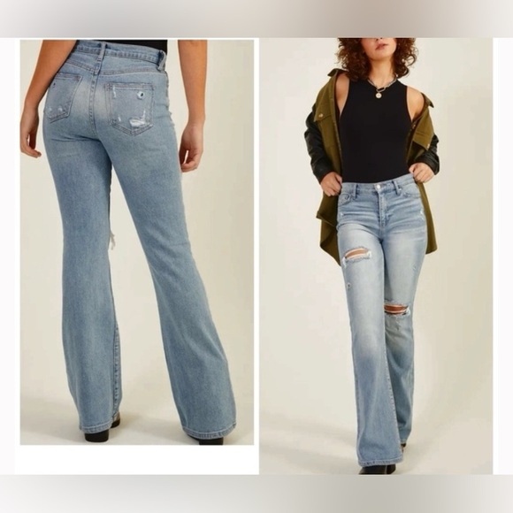 Altar'd State Denim - NWT Altar’d State Jeans Womens Galveston Flare Medium Wash High Rise size 29/9